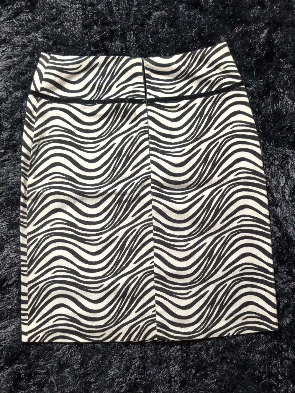 Size 8 Telluride Clothing Co. Zebra Print Skirt - Picture 2 of 7